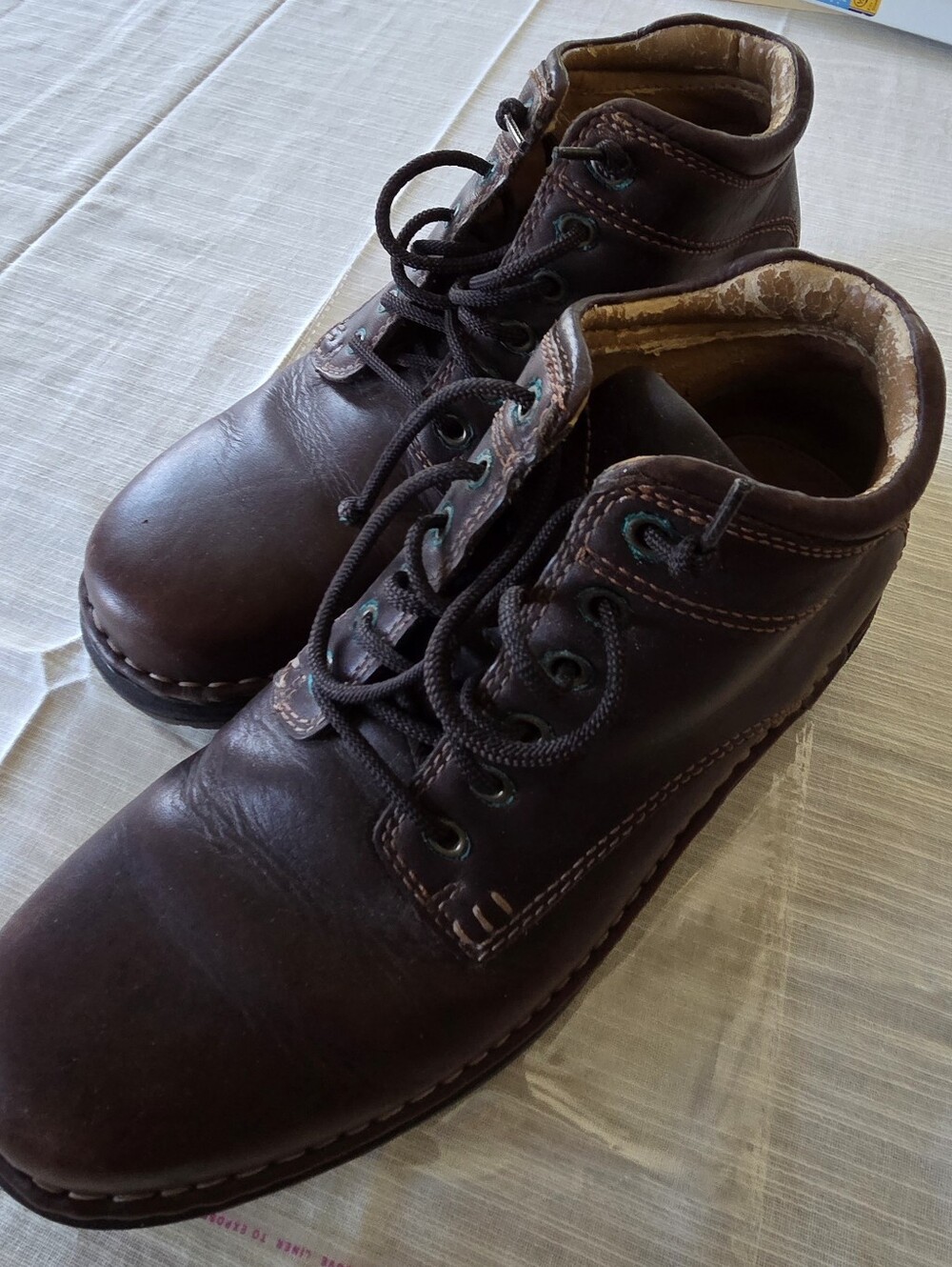 Dockers Men's Brown Leather Ankle Boots